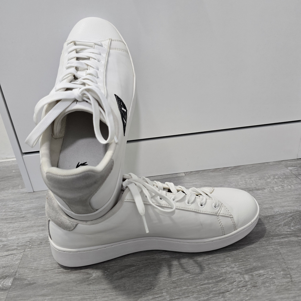 Giorgio Armani White Sustainable Men's Sneakers US Size 11 - Picture 9 of 14